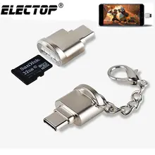 Tragbare USB 3.1 Typ C Kartenleser USB-C TF Micro SD OTG Adapter Typ-C Speicher Kartenleser Für Samsung macbook Huawei LeTV