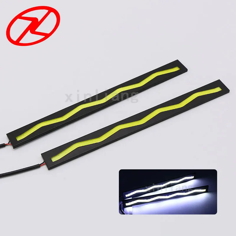 

2PCS COB led Daytime Running Light Car-styling 17cm length 6500K white bright DRL Fog Lamp