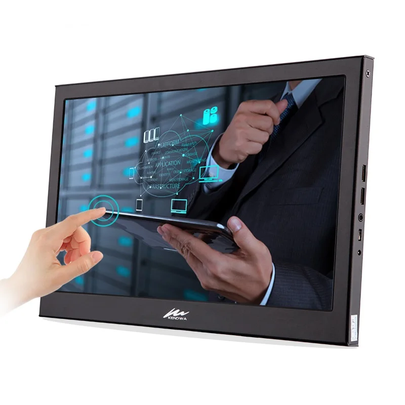 

13.3" 1920x1080 IPS Portable Computer Touch Monitor PC HDMI PS3 PS4 Xbox 1080P LCD Display touch screen for Raspberry Pi 3 B 2B