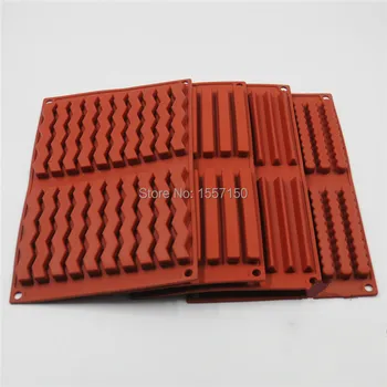 

4 pcs Mode slilicone strip Cake Chocolate Soap Pudding Jelly Candy Ice Cookie Biscuit Mold Mould Pan Bakeware Wholesales