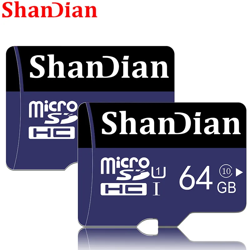 

SHANDIAN Memory Card 64GB 128GB carte micro sd card C6 Micro sd cards 8GB 16GB 32GB mini TF cards cartao de memoria high speed