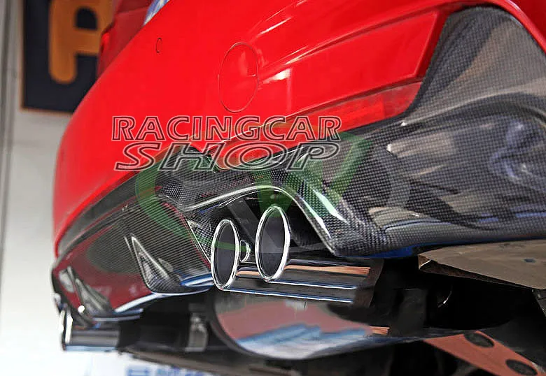 Real Carbon Fiber Rear Diffuser 435i 4pipes for BMW F32 F33 F36 4-series GranCoupe Msport models