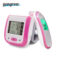Yongrow Wrist Blood Pressure Monitor And Baby Infrared Digital Forehead Ear Thermometer