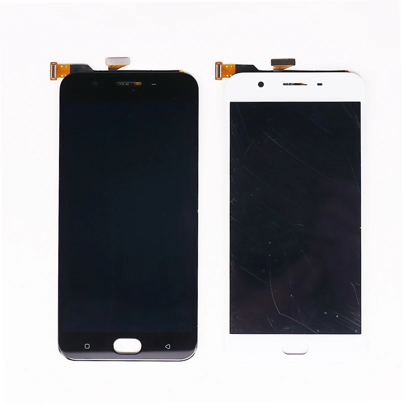

5.5''Display For OPPO F1S LCD Touch Screen Digitizer Black White for Oppo F1S Display 100% Test F1S COM-B-AA Free Shipping