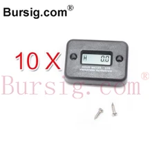 10 шт.* Водонепроницаемость, вибрация Tach счетчик часов для мотоцикла Снегоход ATV лодочный двигатель не требуется питания