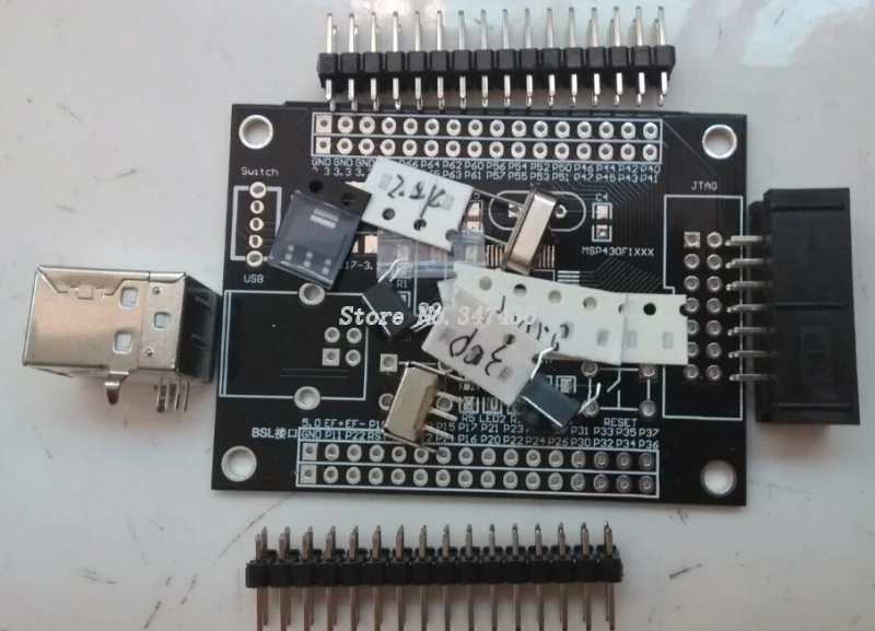 

MSP430F149 16916111612 minimum system board Kit (without 430 chips not soldered)