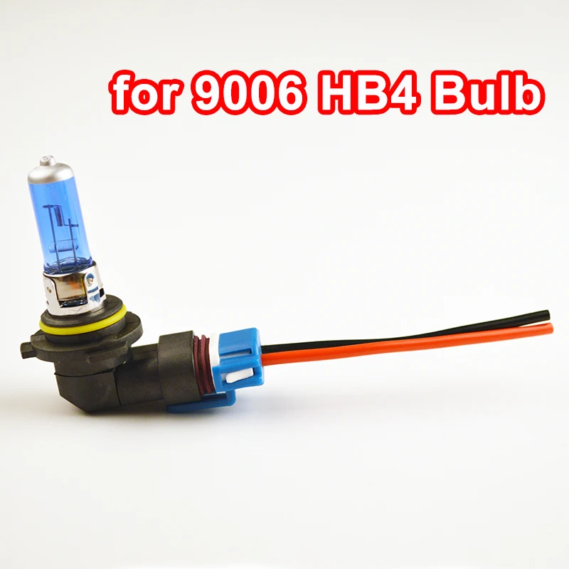 Разъемы для HB4 9006 8 см 2 шт. гнездо автоматической лампы автомобиля|auto bulb socket|hb4