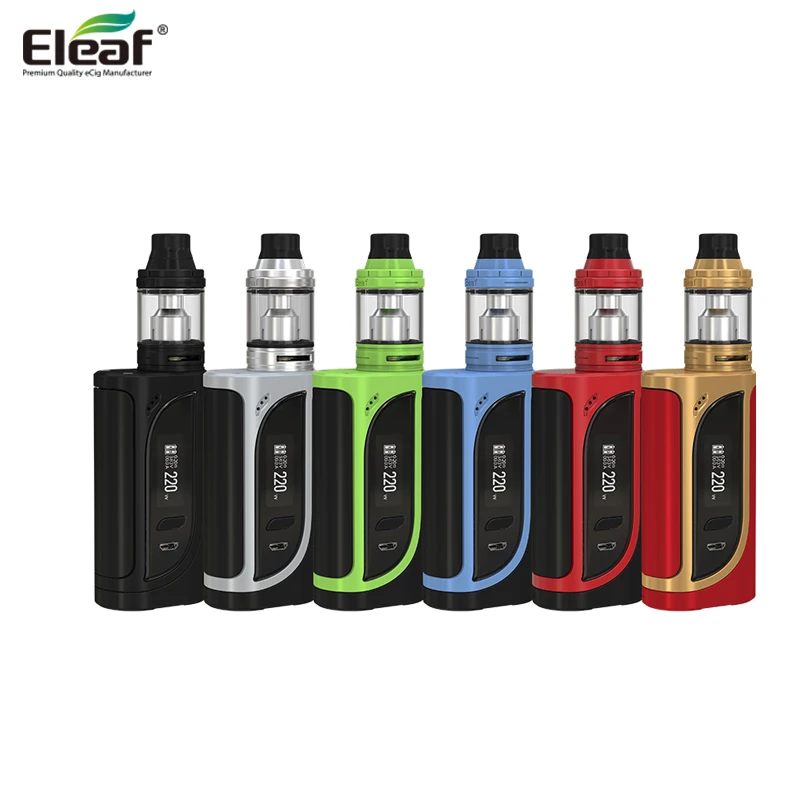 

100% Original Eleaf iKonn 220 Kit with ELLO Atomizer 2/4ml Tank 220W Box Mod Dual 18650 TC Box Mod HW3/HW4 Electronic Cigarette