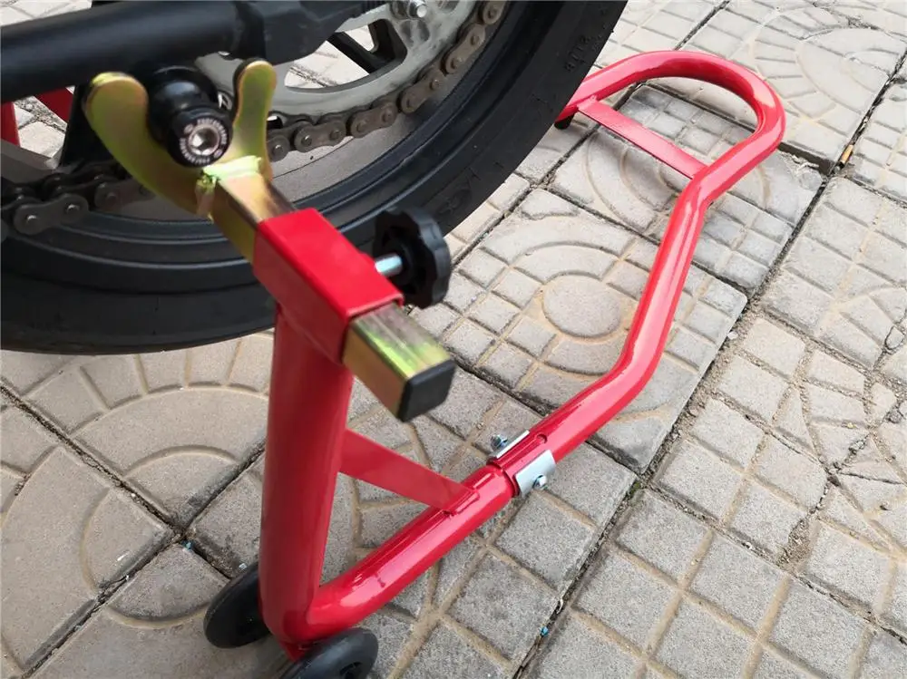 

Motorcycle Bike Stand Front & Rear Wheel Support Frame Stand for Auto Bike Shop Repairing Tool