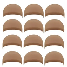 XC SMY парик шапочка сетка для волос сетка плетение эластичная растягивающаяся 12 штук(6 сумок