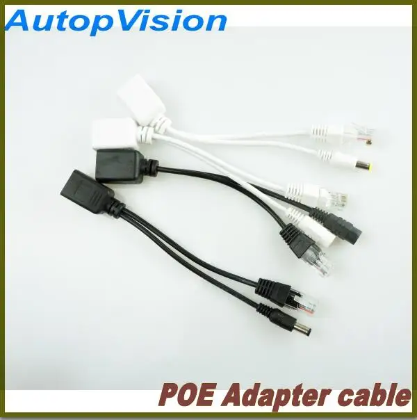 5pcs 100Mbps wall mount Simple Passive PoE injector Splitter for CCTV Networking