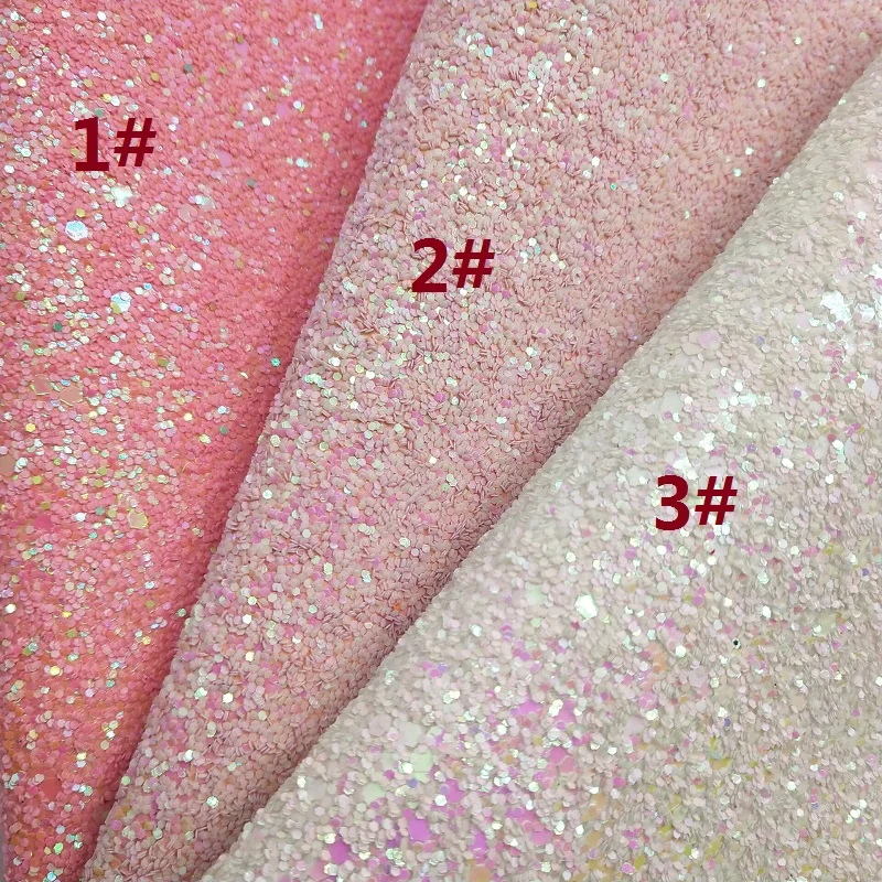 

1PCS A4 SIZE 21X29cm Chunky Glitter Leather For Bow DIY handbags shoes MJ017B