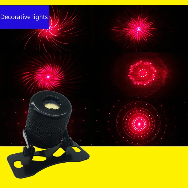 Automobile motorcycle laser fog lamp anti-rear-end six-in-one decorative color light warning LED tail modification assembly | Автомобили и