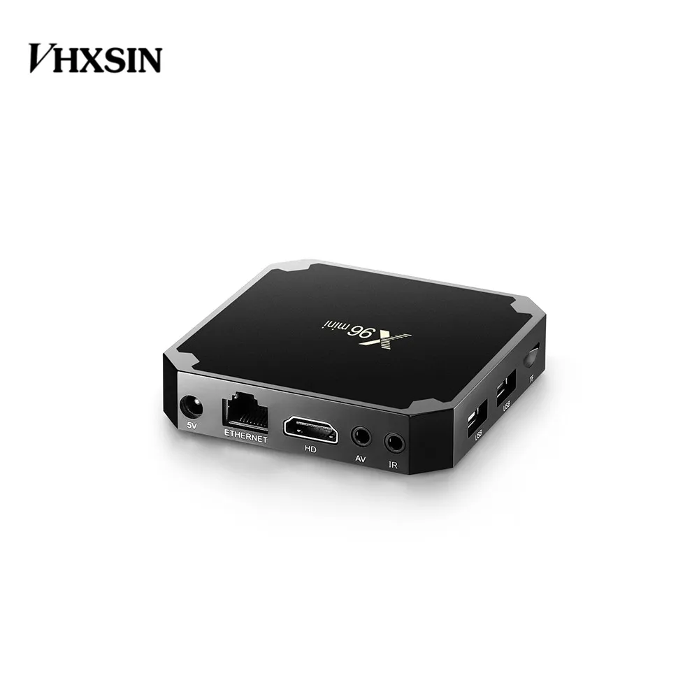 VHXSIN X96 мини 10 шт. X96 Мини Android 9,0 ТВ коробка Amlogic S905W четырехъядерный 64 бит DDR3 1 ГБ 8 ГБ 4 к UHD WiFi и LAN VP9 DLNA H.265