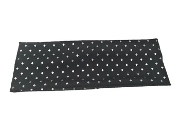 

T171194 fashion custom cotton silver square foiled headband