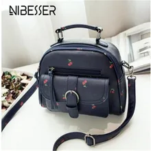 Nibesser dulce crossbody bolso mujeres impresión floral de las señoras del bolso chica de moda mensajero Bolsos Mujer