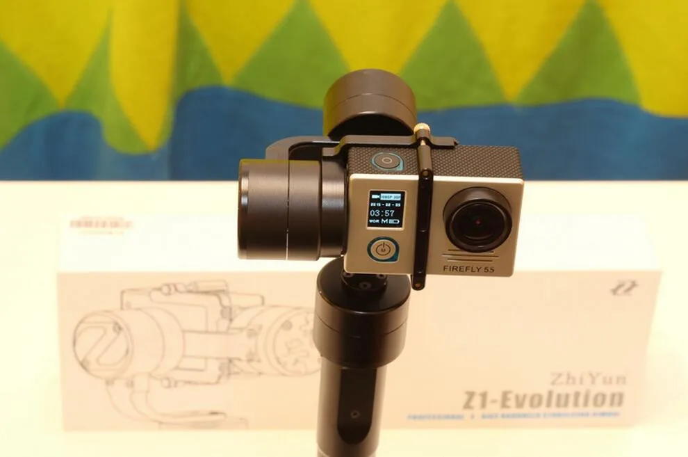 ZHIYUN Zhiyun Z1 эволюции и 3 Осями для мобильного создания фильмов 330 моторы градусов перемещение ручной шарнирный стабилизатор для камеры GoPro для камер GoPro Hero