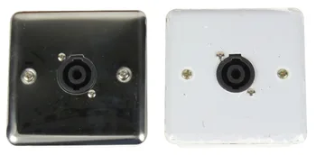 

STARAUDIO 2Pcs XLR Speakon Jack Socket Stainless Steel Wall Plates SWP-1001