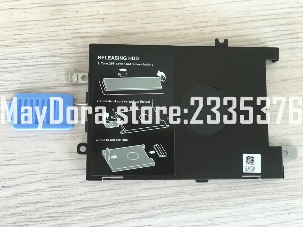 Новые оригинальные детали для ноутбука Dell Precision 7510 7520 жесткий диск HDD Caddy Bracket 0745TM