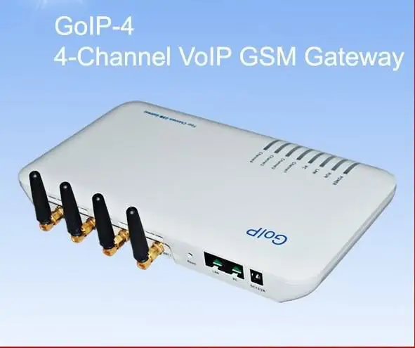 Горячие продажи goip 4 шлюз GSM Quad Band GOIP-4 gsm voip-шлюз 4 sim-карты/каналы goip gsm VOIP беспроводной терминал