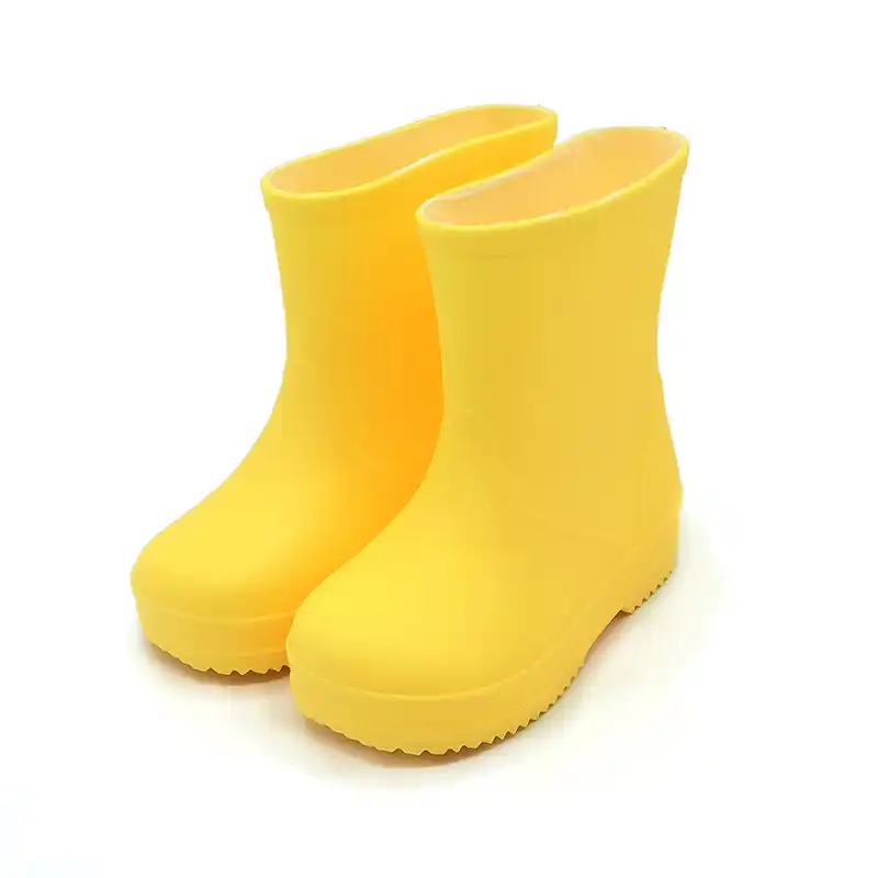 yellow rain boots baby