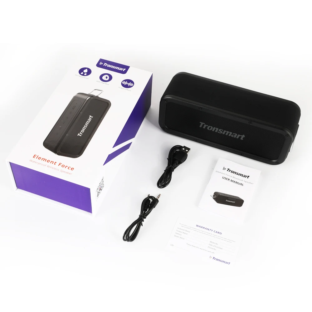 Tronsmart элемент силы Bluetooth динамик IPX7 водонепроницаемы переносной 40 Вт