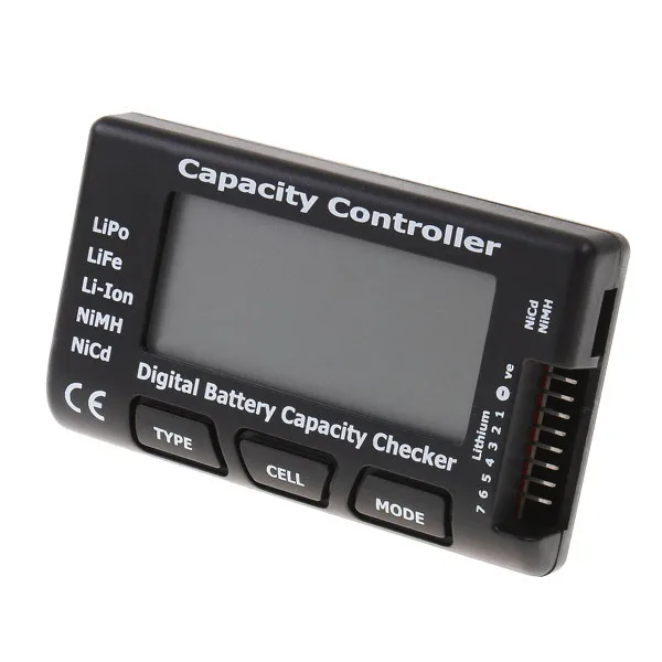 RC CellMeter-7 Digital Battery Capacity Checker LiPo LiFe Li-ion NiMH Nicd for RC helicopter free shipping Wholesale