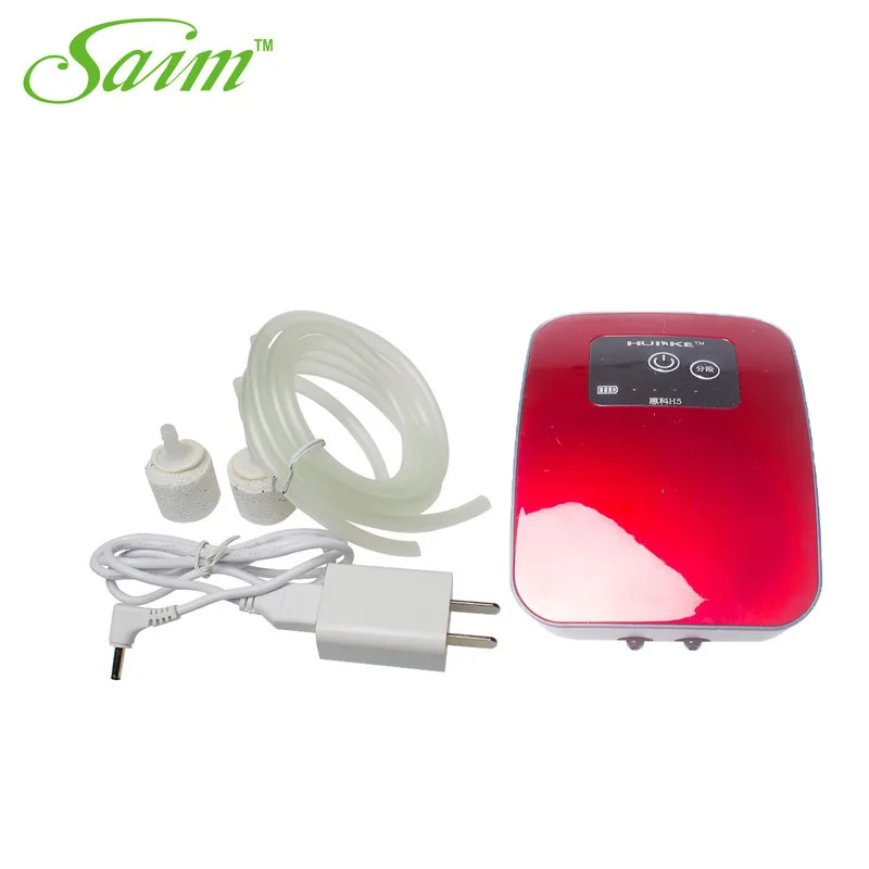 Saim 2019 Lithium Battery AC/DC Waterproof Air Pump For Aquarium Ultra