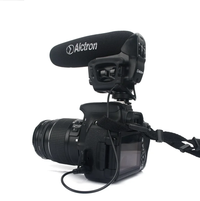 

Alctron VM-6 SLR Camera DV microphone Shotgun external microphone condenser mic for interview