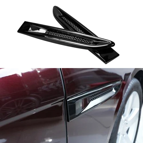 

Side Vent Grille Mesh Grilles Cover fit for Jaguar F-Pace 2016-2018 Black