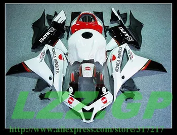 

For HONDA CBR600F5 07-08 F5 2007 2008 F5 CBR600RR 07 08 E3255f CBR 600 600RR Injection CBR600 RR White Red Fairing