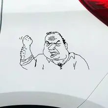 Свирепый человек забавная наклейка для автомобилей обертывание