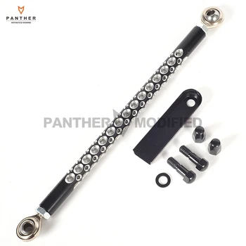 

Black Motorcycle Round Shifter Rod Shift Anodized Gear Shift Linkage Case for Harley FLHR FLTR FXST US
