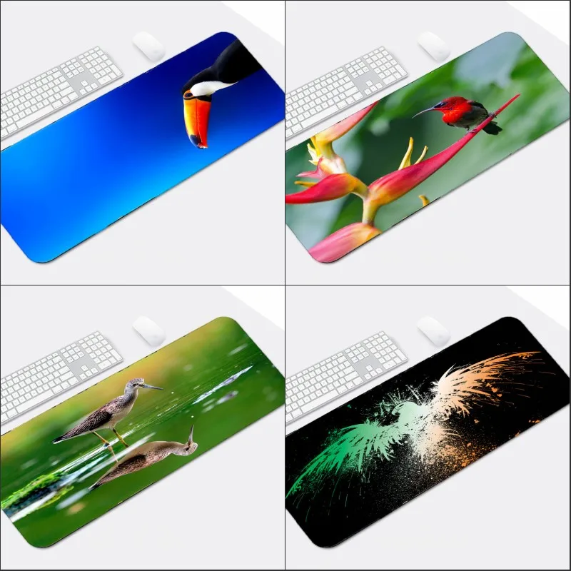 Congsipad Beautiful Animals Mousepad Eagle Pattern Birds Mouse Mat Mice Pad  XL Bige Size Pc Game Computer Gaming Table Mats