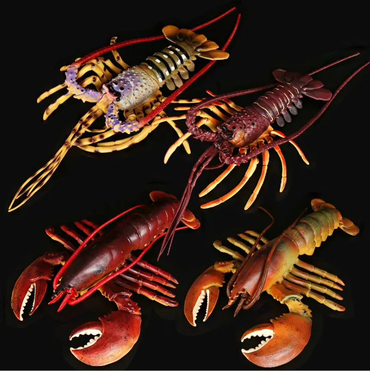 

Simulated Solid Lobster Models Emulation Action Figure Learning Educational White horse Kids Toys for Boys Children