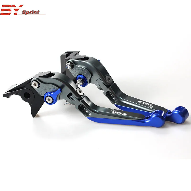 

For HONDA CBR 1000RR CBR1000RR 2008-2016 CNC Motorcycle Accessories Folding Extendable Brake Clutch Levers Logo(CBR RR)