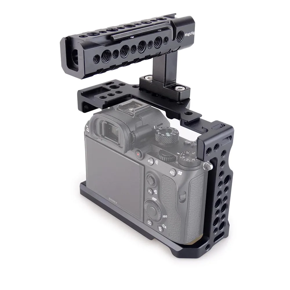 MAGICRIG клетка для DSLR камеры с верхней ручкой для sony A7RIII/A7RII/A7SII/A7M3/A7II/A7III камеры для быстрого выпуска Удлинительный комплект