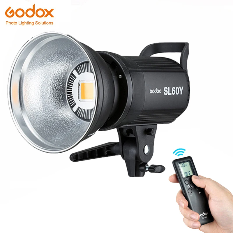 

Photo Studio Godox SL-60Y CRI 95+ LED Video Light SL60Y Yellow 3300K Version 60WS Bowens Mount + Remote Controller + Reflector