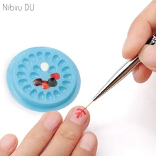 20/50 шт в наборе, Набор накладных ногтей советы Дисплей доска геля одноразовые Пластик синий палитра практика ногтевого искусства маникюрные инструменты для ногтей, для маникюра