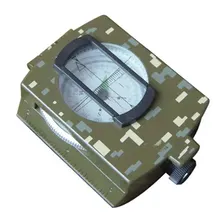 Многофункциональный Военный компас из алюминиевого сплава с картой, измеритель расстояния, калькулятор отлично подходит для пеших прогулок, кемпинга, езды на лодках