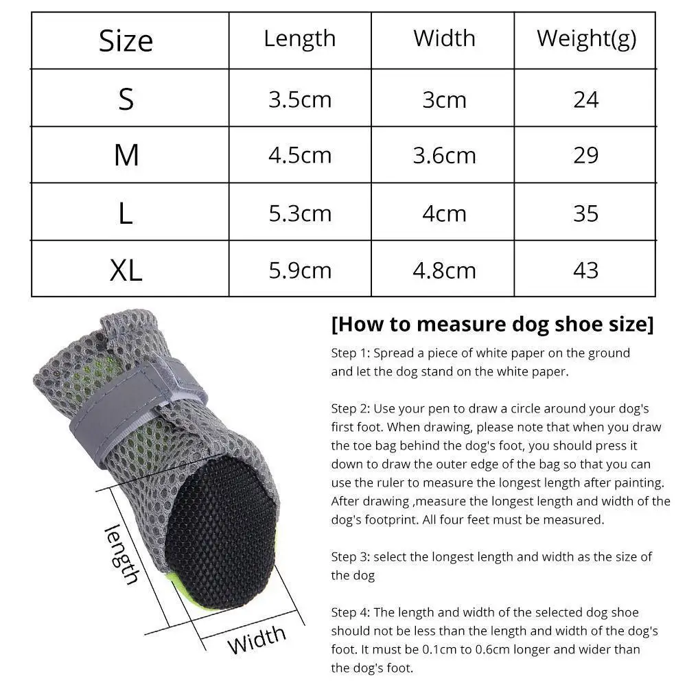 Anti-slip Pet Dogs Winter Shoes Rain Snow Waterproof Booties Socks Pet Boots Paw Protector Anti Skid Shoes for Dogs Chihuahua