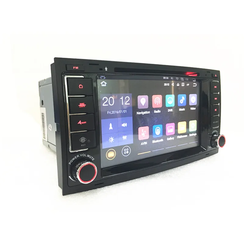 Perfect 2 din Car Radio DVD GPS Android 1024X600 Quad Core  for  VW Touareg T5 Transporter Multivan 2004-2011 3G Stereo system 1
