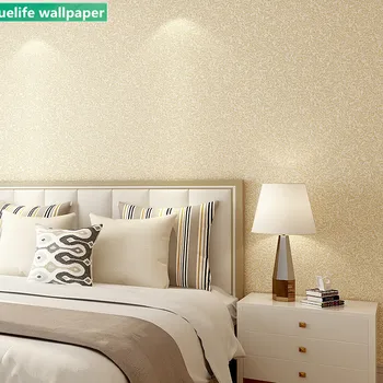 

Gold solid color 3D diatom mud pattern non-woven wallpaper bedroom living room office wedding room hotel decoration wallpaper
