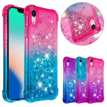 

Liquid Glitter TPU Case For iphone 6s 6 7 8 Plus XR XS Max X Soft Cover For Samsung M10 M20 S8 S9 S10 Plus S10E A9 A7 2018 j4 j6