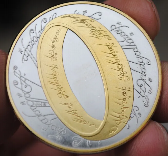 

Lord of the Rings-NZ Gold Plated Commemorative Coins National Souvenir coin Highly Recognizable