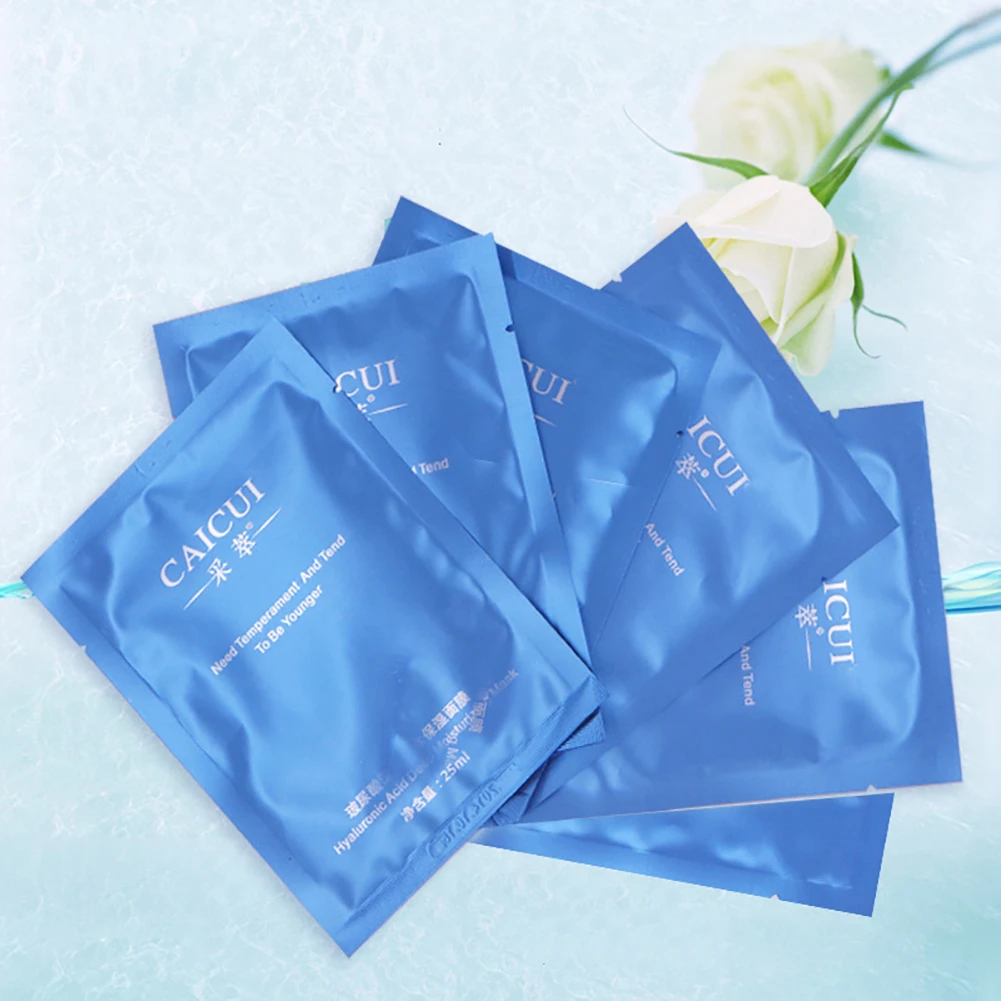Deep Hydrating Moisturizing Hyaluronic Acid Silk Face Mask Facial Skin Care (2)