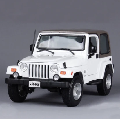 Maisto 1:18 JEEP WRANGLER RUBICON SUV литая под давлением модель автомобиля игрушка для ребенка подарок на день рождения оригинальная коробка - Цвет: E