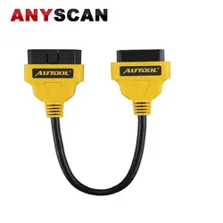 Autool OBD OBD2 кабель-удлинитель 16 Pin 30 см автомобиль Diagnositc Кабели Инструменты для наращивания волос мужчин и женщин