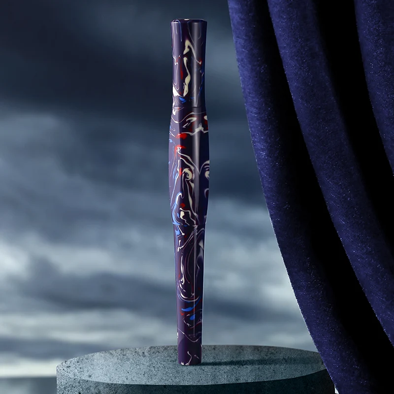 Montagut разноцветные целлулоидные перьевые ручки Новая уникальная ручка карманная мини иридиевая ручка 0,5 мм модная ручка для письма подарок