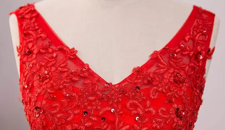 VENSANAC Lace Flowers V Neck Sash Long A Line Evening Dresses 2018 Elegant Sequined Party Appliques Tulle Prom Gowns VENSANAC Lace Flowers V Neck Sash Long A Line Evening Dresses 2018 Elegant Sequined Party Appliques Tulle Prom Gowns